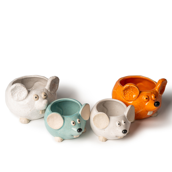Mouse-Shaped Ceramic Candle Holders: Bringing Cuteness and Warmth into Life