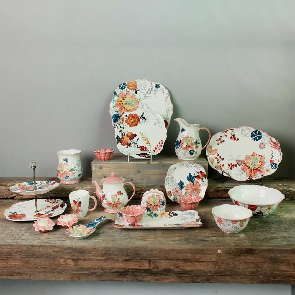Garden Ceramic Tableware Set