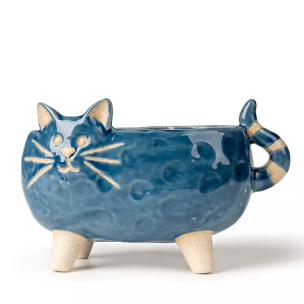 Cat-Shaped Ceramic Candle Holders Cat-Shaped Ceramic Candle Holders