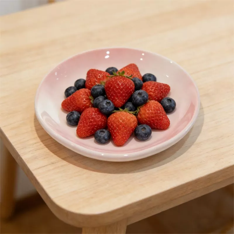 Minimalist Round Ombre Ceramic Mini Plate