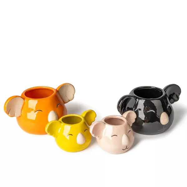 Koala-shaped Ceramic Candle Holders Koala-shaped Ceramic Candle Holders