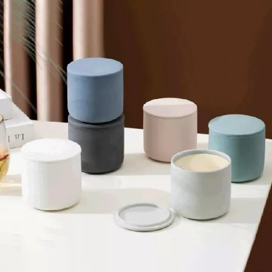 Macaron Color Ceramic Candle Holder