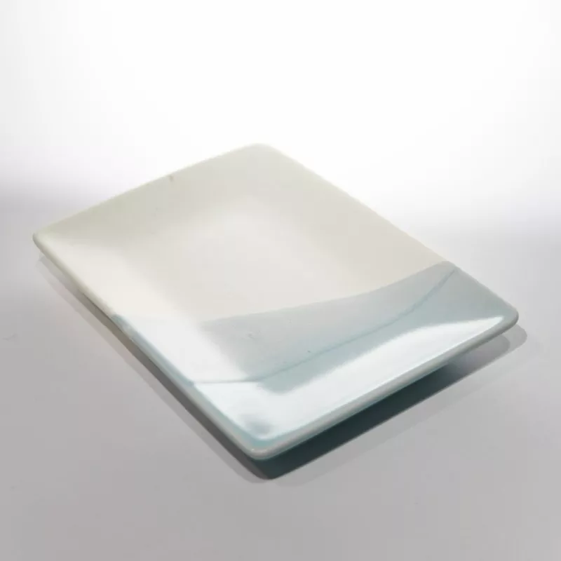 Modern Two Tone Ceramic Rectangle Plate