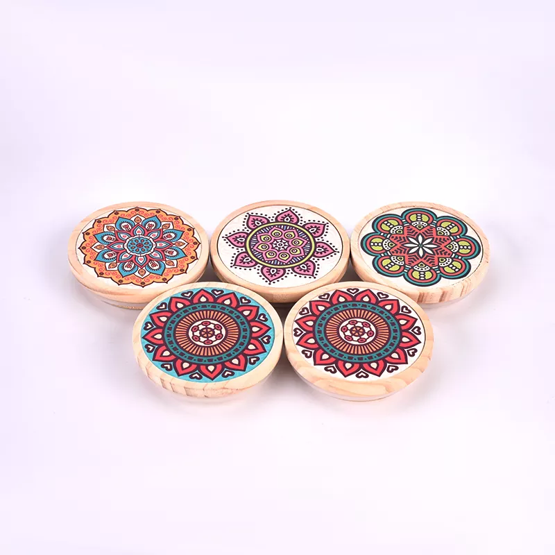 Personalized Pattern Printing Wooden Lid