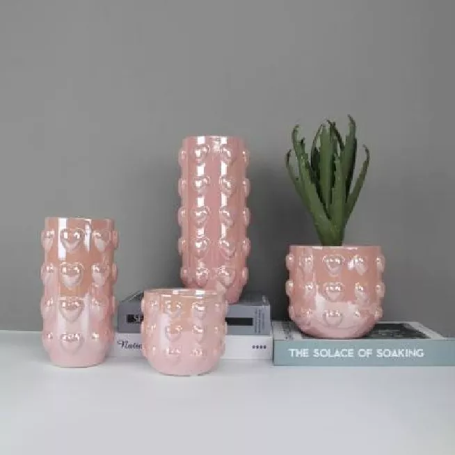 Pure Color Decorative Ceramic Vase Pure Color Decorative Ceramic Vase