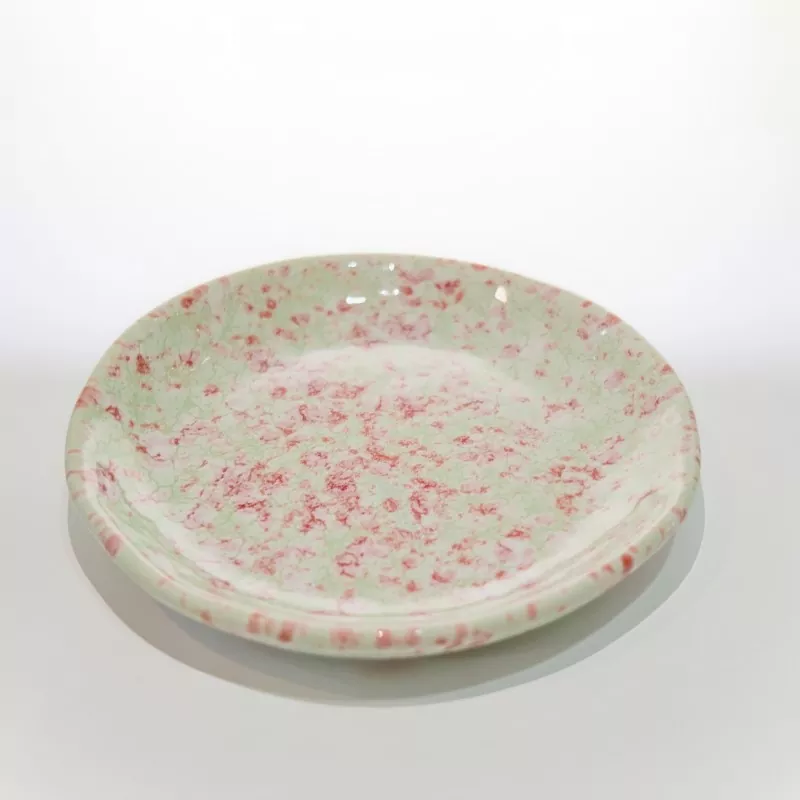 Round Small Speckled Ceramic Dish