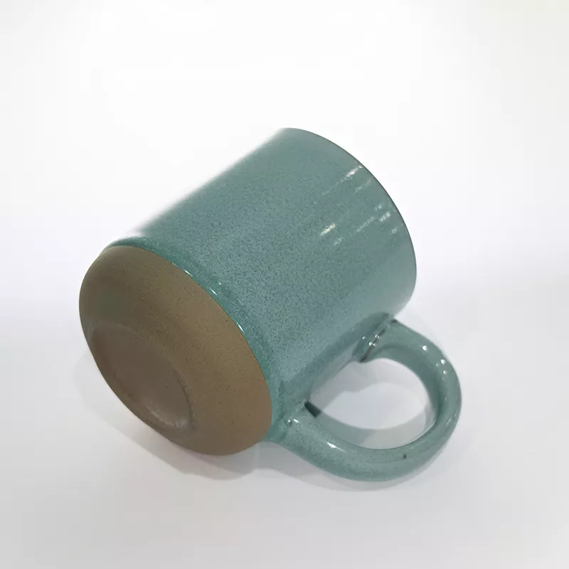 Simple Modern Ceramic Travel Blue Mug
