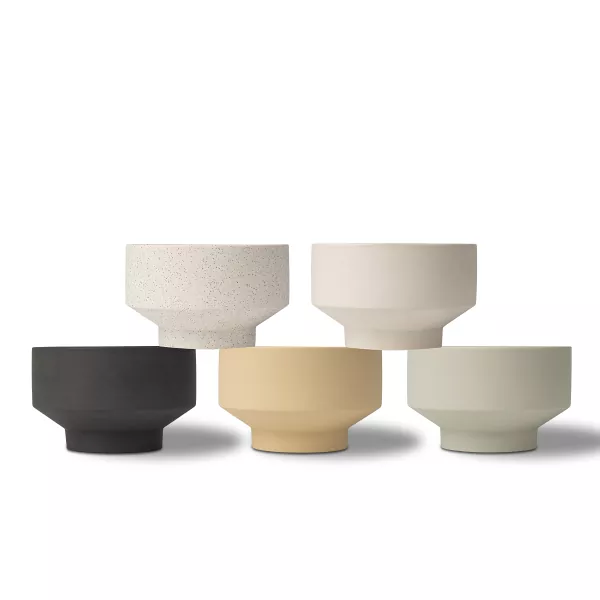 Wabi-sabi Style Geometric Ceramic Candle Holders Wabi-sabi Style Geometric Ceramic Candle Holders